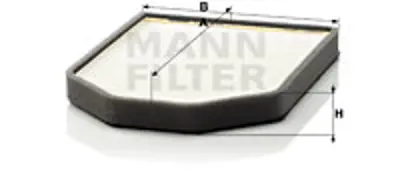 MANN FILTER CU 2949-2 Kabin Filtresi Audı A8 4d 4.2 299hp 03/94-07/96 