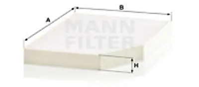 MANN FILTER CU 30 007 Fıltre 64319382889