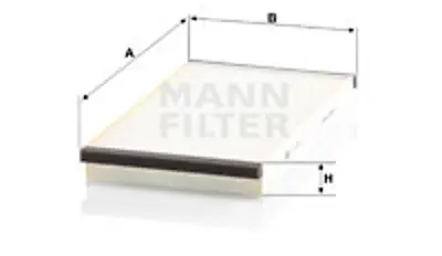 MANN FILTER CU 3020 Polen Fıltresı Fıat 46794399