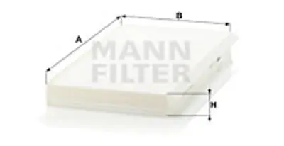 MANN FILTER CU 3139 Kabin Filtresi Bmw 5 E60/E61 530i 258hp 04/05-02/07 64319174370