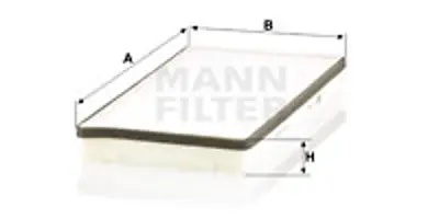 MANN FILTER CU 3340 Kabin Filtresi Peugeot 406-406 Coupe 3.0 V6 207hp 00-04 9616429380