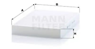 MANN FILTER CU 34 003 Fıltre 31434971