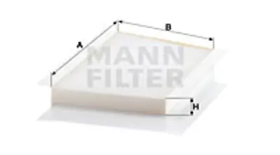 MANN FILTER CU 3461/1 Kabin Filtresi Mercedes Clk A/C209 Clk 350 272hp 05/05-10/09 A2038300218