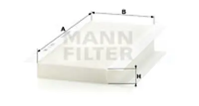 MANN FILTER CU 3554 Polen Fıltresı Fıesta Iv 95>02 Ford Ka 96>08 Puma 97>01 Mazda 121 Iıı 96>03 410077732 A92FX9601CA