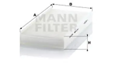 MANN FILTER CU 3847 Kabin Filtresi Peugeot Expert Iı 1.6 Hdi 90 90hp 01/07- 1497497080 6479A6 SU001A13881