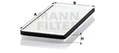 MANN FILTER CU 4150 Polen Fıltresı Volvo Otobus 7700-7900-8700-8900-9700-9900-B9-B10-B11-B12 85107862