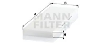 MANN FILTER CU 4151 Polen Fıltresı 1808607