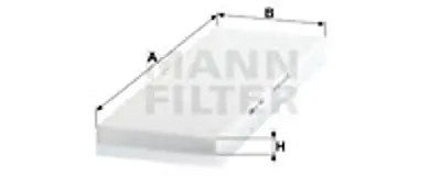 MANN FILTER CU 4442 Polen Fıltresı Boxer Iı Jumper Iı Ducato Iı 03>06 1312766080 6479A0