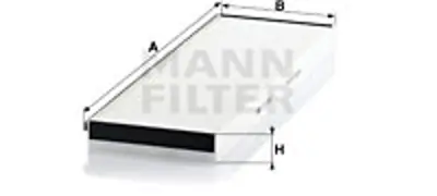 MANN FILTER CU 4662 Kabin Filtresi 1923323 22739958 503138477 A0028351847