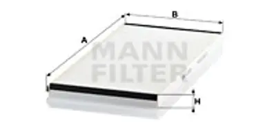 MANN FILTER CU 6076 Polen Fıltresı Iveco 