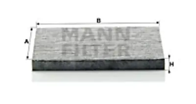 MANN FILTER CUK 2035 Polen Fıltresı Toyota Corolla 2003-2007 Verso 2002-2004 Avensıs 2003-2008 (Karbonlu) 897400850