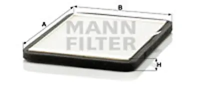 MANN FILTER CUK 2424 Polen Fıltresı Megane I 1,9 Dtı 80hp 10 / 00 7711228914