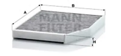 MANN FILTER CUK 29 007 Polen Fıltresı 1839688