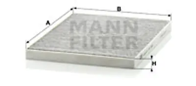 MANN FILTER CUK 3042 Polen Fıltresı Fıat 573228900 60814643