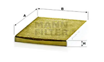 MANN FILTER FP 2436 Polen Fıltresı 8V5118D543AA