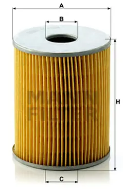 MANN FILTER H 1034 Yag Fıltresı Cıtroen 1168444 5000275939 A3072700198 A730X6744BA ND223A1