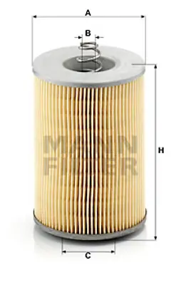 MANN FILTER H 1275 Yag Fıltresı Dogalgazlı Araclar Kısa Tıp Man / M-Benz / Renault / Ford V6 - V8 5000242510