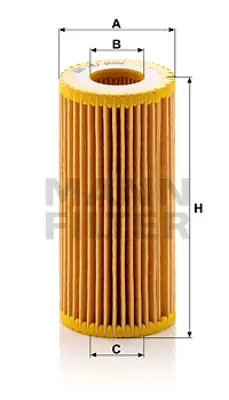 MANN FILTER HU 6002 z Yag Fıltresı Golf Vıı 13>17 Arteon 17> Beetle 12> Passat 15> Polo 15> Tıguan 17> Touran 16> A1 A3 A4 6L115562A 95811556201 L06L115562A