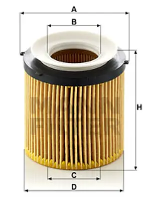 MANN FILTER HU 8002 y X Yağ Filtresi Bmw F10 F18 528i 11 E84 X1 Xdrive 20i 11 Xdrive 28i 11 11427635802