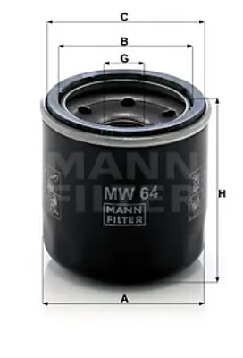 MANN FILTER MW 64 Fıltre 15410MMO003