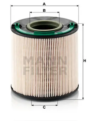 MANN FILTER PU 1040 x Yakıt Fıltresı Touareg 03>10 