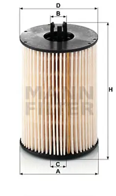 MANN FILTER PU 821 x-2 Yakıt Fıltresı Vag 