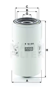 MANN FILTER W 10 004 Fıltre 