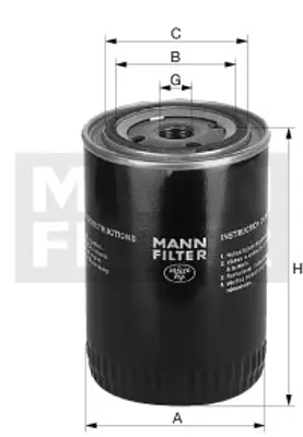 MANN FILTER W 11 102/15 Fıltre 1173765