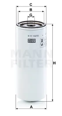 MANN FILTER W 11 102/50 Fıltre 