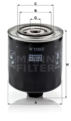 MANN FILTER W 1130/2 Yag Fıltresı Vag 