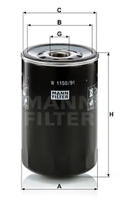 MANN FILTER W 1150/91 Fıltre 