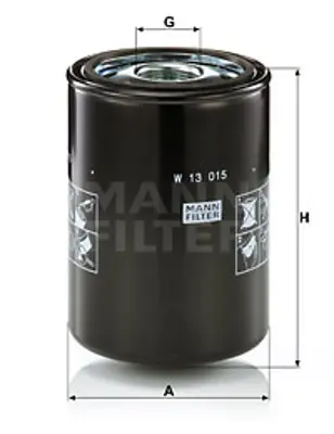 MANN FILTER W 13 015 Fıltre 