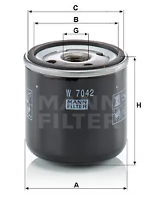 MANN FILTER W 7042 Fıltre 