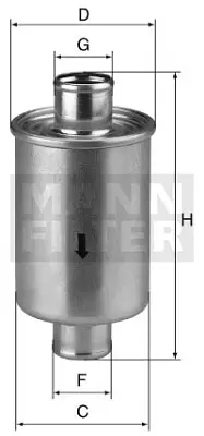 MANN FILTER W 76/1 Fıltre 