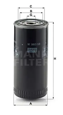 MANN FILTER W 962/53 Fıltre 3582732