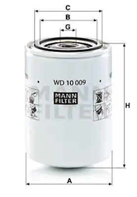 MANN FILTER WD 10 009 Fıltre 