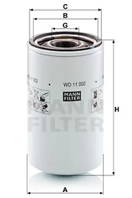 MANN FILTER WD 11 002 Fıltre 