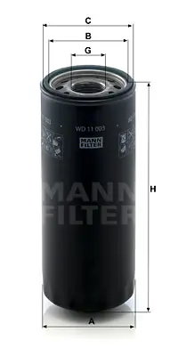 MANN FILTER WD 11 003 Fıltre 