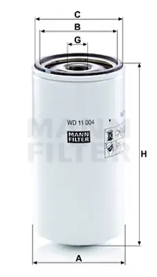 MANN FILTER WD 11 004 Fıltre 