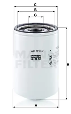 MANN FILTER WD 12 002 Fıltre 1909133