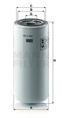 MANN FILTER WD 13 145/3 Fıltre 