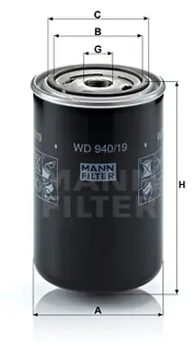 MANN FILTER WD 940/19 Fıltre 