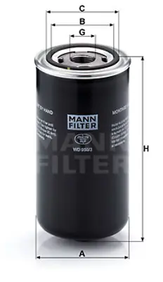 MANN FILTER WD 950/3 Fıltre 