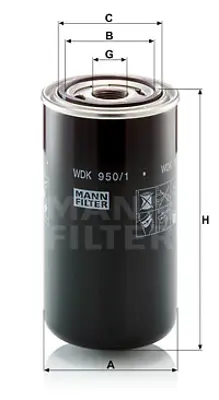 MANN FILTER WDK 950/1 Fıltre 