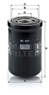 MANN FILTER WH 945/1 Fıltre 