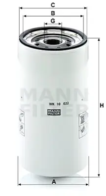 MANN FILTER WK 10 022 Fıltre 3194572000 ME056670