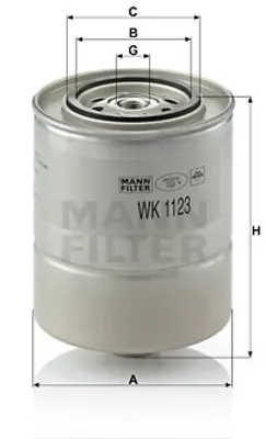 MANN FILTER WK 1123 Yakıt Fıltresı Bmw E30 E34 M21 13322243018