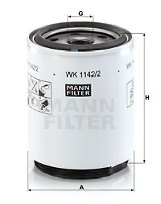 MANN FILTER WK 1142/2 x Fıltre 