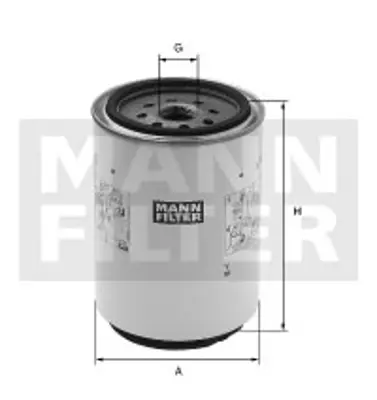 MANN FILTER WK 1176 x Fıltre 11110670