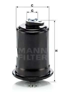 MANN FILTER WK 614/10 Yakıt Fıltresı Hyundaı 3191129000